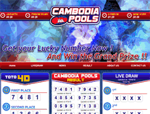 Tablet Screenshot of cambodiapools.com